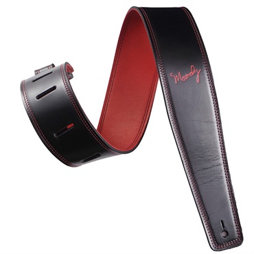 Moody Leather-Leather 2.5inch Standard Tail [Black-Red] 画像2