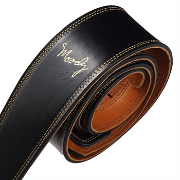 Moody Leather-Leather 2.5inch Standard Tail [Black-Tobacco] 画像1