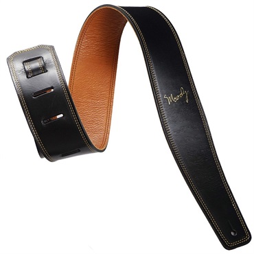 Moody Leather-Leather 2.5inch Standard Tail [Black-Tobacco] 画像3