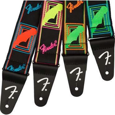 Fender USA NEON MONOGRAMMED STRAP (BLUE/ORANGE) (#0990681302) 画像2