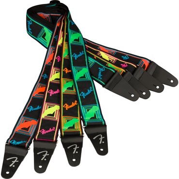 Fender USA NEON MONOGRAMMED STRAP (BLUE/ORANGE) (#0990681302) 画像3