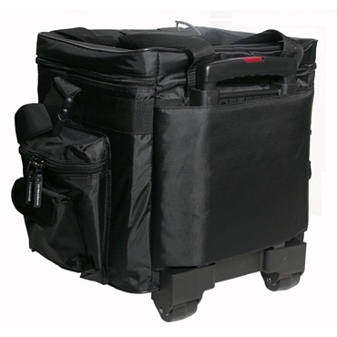 MAGMA LP-BAG100 Trolley Black/Black【レコード用キャリーバッグ】(マグマ) 画像2