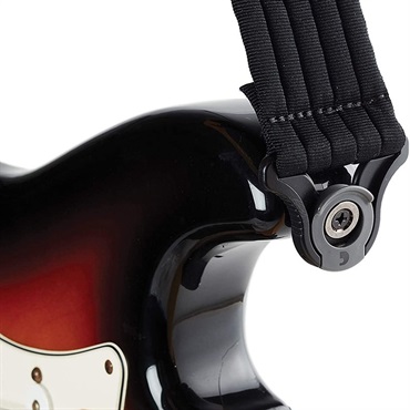 D’Addario Auto Lock Guitar Strap［50BAL01/Black Padded］ 画像1