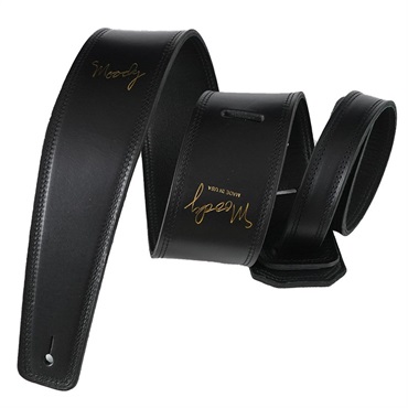Moody Leather-Leather 2.5inch Standard Tail [Black-Black] 画像1
