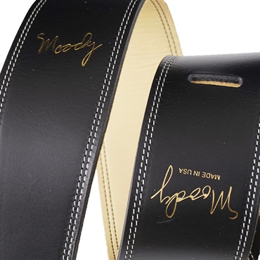 Moody Leather-Leather 2.5inch Standard Tail [Black-Cream] 画像3