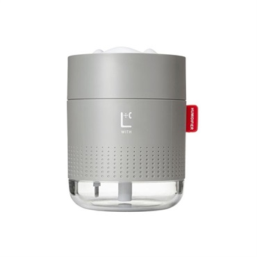 SANWA SUPPLY USB-TOY100GY　USB加湿器(LEDライト付き) グレー 【数量限定価格】 画像1