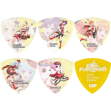 ESP ESP×バンドリ！ガールズバンドパーティ！キャラクターピック ハロー、ハッピーワールド！ Character Pick Ver.3 ※5枚セット(5種類各1枚) 画像1