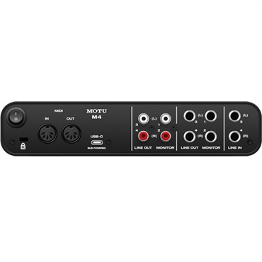 MOTU M4 (USB-Cオーディオインターフェイス)(モツ)(DTM) 画像2