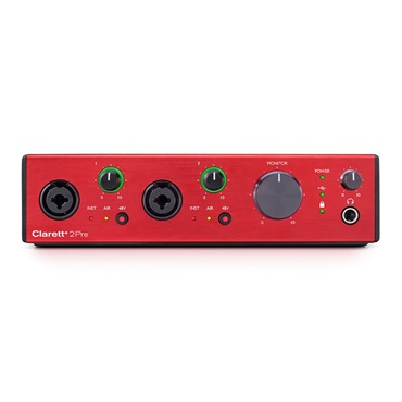 Focusrite Clarett+ 2Pre USB(最大10in/4out・USBオーディオインターフェイス)(フォーカスライト) 画像1