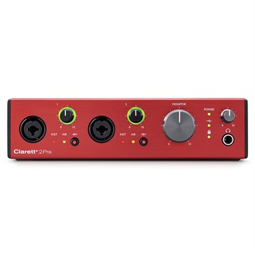 Focusrite Clarett+ 2Pre USB(最大10in/4out・USBオーディオインターフェイス)(フォーカスライト) 画像4