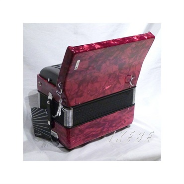 Hohner (アコーディオン専門店・出荷前検品発送)Bravo II 48 RED レッド  HOHNER ホーナー アコーディオン 入門向け ピアノ式 26鍵盤 小型 画像3