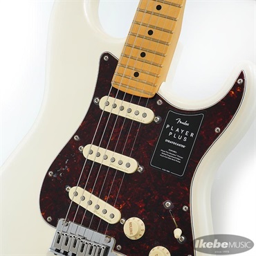 Fender MEX Player Plus Stratocaster (Olympic Pearl/Maple) 画像3