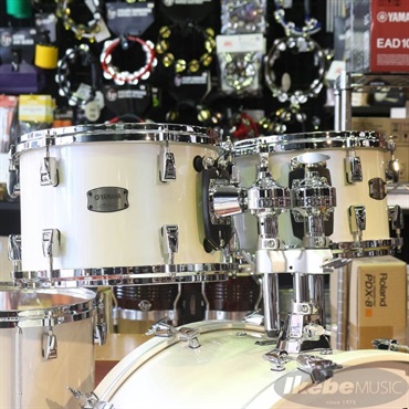 YAMAHA Absolute Hybrid Maple 4pc Drum Kit - Polar White [AMB2016 PWH ＋ AMP4F3 PWH] 画像4