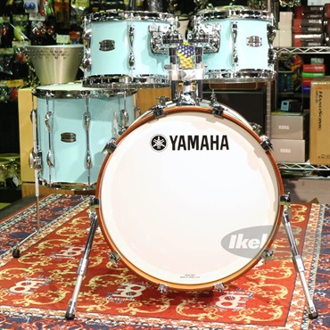YAMAHA Recording Custom 4pc Drum Kit - Surf Green [RBB2016 SFG ＋ RBP4F3 SFG] 画像1