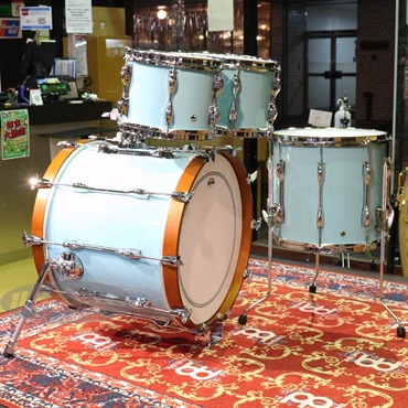 YAMAHA Recording Custom 4pc Drum Kit - Surf Green [RBB2016 SFG ＋ RBP4F3 SFG] 画像4