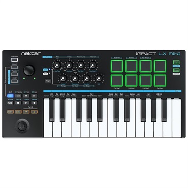 Nektar Technology Impact LX Mini(USB・MIDIコントローラーキーボード)(25鍵盤)(ネクターテクノロジー)(DTM) 画像2