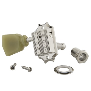 Gibson 【夏のボーナスセール】 Deluxe Green Key Tuner Set (Vintage Nickel) [PMMH-010] 画像1