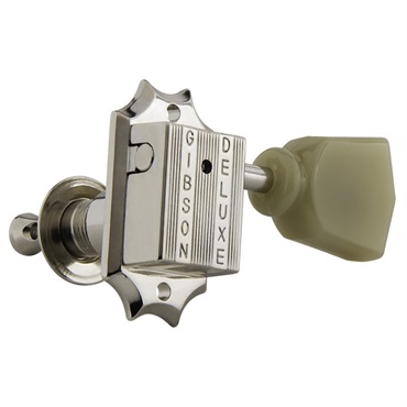 Gibson 【夏のボーナスセール】 Deluxe Green Key Tuner Set (Vintage Nickel) [PMMH-010] 画像2