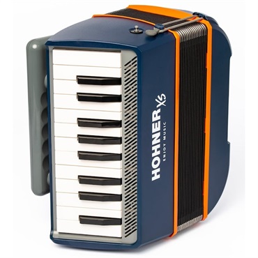 Hohner (アコーディオン専門店・出荷前検品発送)XSアコーディオン ピアノキー Dark Blue HOHNER ホーナー アコーディオン 入門向け ピアノ式 小型 超小型 軽量 画像2