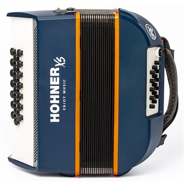 Hohner (アコーディオン専門店・出荷前検品発送)XSアコーディオン ボタンキー Dark Blue HOHNER ホーナー アコーディオン 入門向け ボタン式 小型 超小型 軽量 画像1