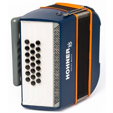 Hohner (アコーディオン専門店・出荷前検品発送)XSアコーディオン ボタンキー Dark Blue HOHNER ホーナー アコーディオン 入門向け ボタン式 小型 超小型 軽量 画像2