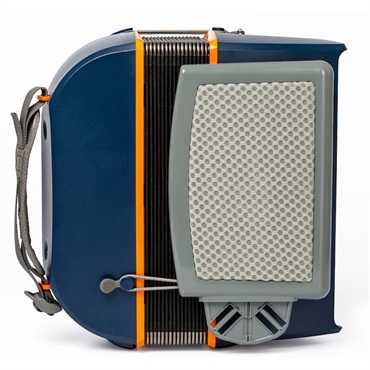 Hohner (アコーディオン専門店・出荷前検品発送)XSアコーディオン ボタンキー Dark Blue HOHNER ホーナー アコーディオン 入門向け ボタン式 小型 超小型 軽量 画像3