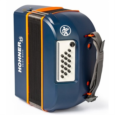Hohner (アコーディオン専門店・出荷前検品発送)XSアコーディオン ボタンキー Dark Blue HOHNER ホーナー アコーディオン 入門向け ボタン式 小型 超小型 軽量 画像4