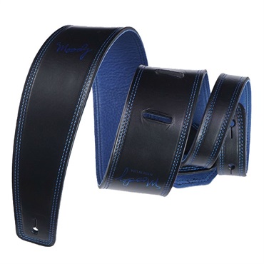Moody Leather-Leather 2.5inch Standard Tail [Black-Blue] 画像1