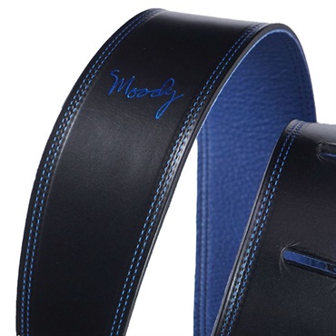 Moody Leather-Leather 2.5inch Standard Tail [Black-Blue] 画像2