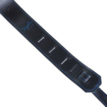 Moody Leather-Leather 2.5inch Standard Tail [Black-Blue] 画像3