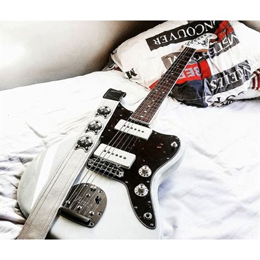 Couch Guitar Strap 狼・狼・狼・シロ [Wolf Guitar Strap All White] 画像1