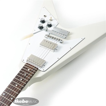 Gibson Japan Limited Run 1967 Mahogany Flying V Reissue w/ Maestro Vibrola Gloss (Polaris White) 画像5