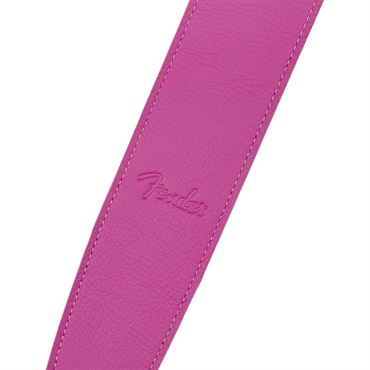 Fender USA Limited Leather Strap， Bubblegum 画像2