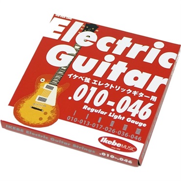 Ikebe Original Electric Guitar Strings イケベ弦 エレキギター用 010-046 [Regular Light Gauge/IKB-EGS-1046] ×10セット 画像1