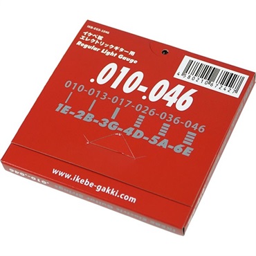 Ikebe Original Electric Guitar Strings イケベ弦 エレキギター用 010-046 [Regular Light Gauge/IKB-EGS-1046] ×10セット 画像2