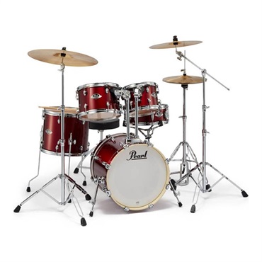 Pearl EXX785/CN #31 [EXPORT ジュニアサイズドラムセット / Jet Black]【シンバル＆ハードウェア＆スティック付属】 画像1