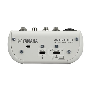 YAMAHA AG03MK2 W(ヤマハ)(USBミキサー)(配信用インターフェース) 画像2