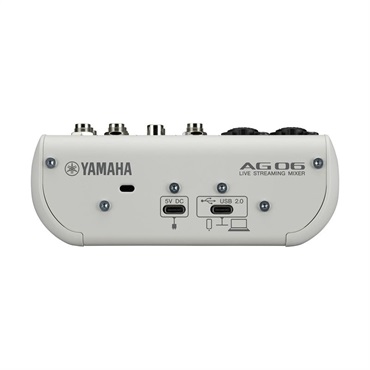 YAMAHA AG06MK2 W(ヤマハ)(USBミキサー)(配信用インターフェース) 画像2