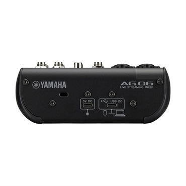YAMAHA AG06MK2 B(ヤマハ)(USBミキサー)(配信用インターフェース) 画像2