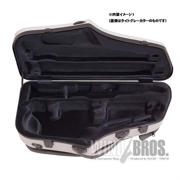 BAM バム ソプラノ・アルトサックスダブルケース ハイテック ブラック 4120XLNS 画像2