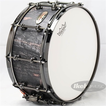 Pearl Masters Maple Reserve -MRV- Snare Drum 14×6.5 - Satin Charred Oak [MRV1465S/BN #824] 画像4