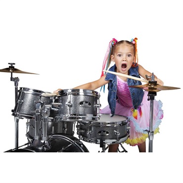 Pearl ROADSHOW Jr. Drum Set - Jet Black [RSJ465/C #31] 【キッズにもおすすめ！】 画像7