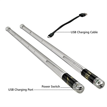 ammoon LED Light Up Drumsticks 【USB充電できるLEDドラムスティック！】 画像1