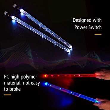 ammoon LED Light Up Drumsticks 【USB充電できるLEDドラムスティック！】 画像6
