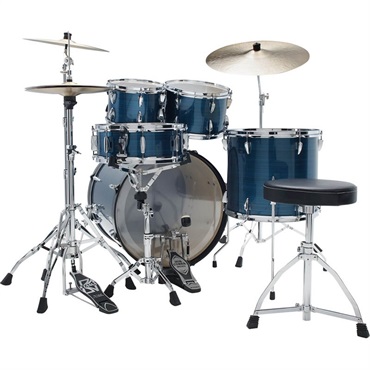 TAMA IP52H6RC-HLB [Imperialstar 22 バスドラムキット / シンバル付属 / ヘアライン・ブルー] 画像1