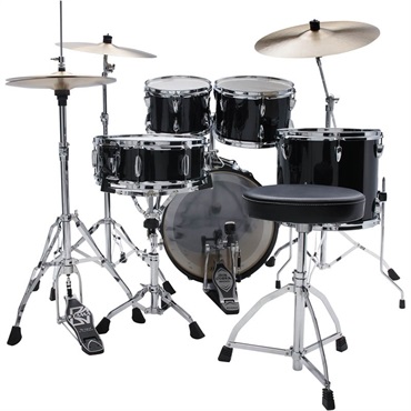 TAMA IP58H6-HBK [Imperialstar 18 バスドラムキット / シンバル無し / ヘアライン・ブラック] 画像1