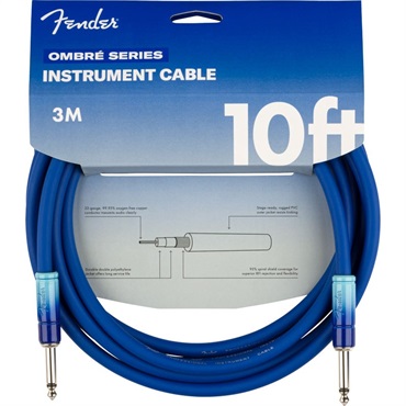 Fender USA Ombre Series Instrument Cable 10feet (Belair Blue)(#0990810210) 画像1