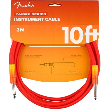 Fender USA 【夏のボーナスセール】 Ombre Series Instrument Cable 10feet (Tequila Sunrise)(#0990810200) 画像1