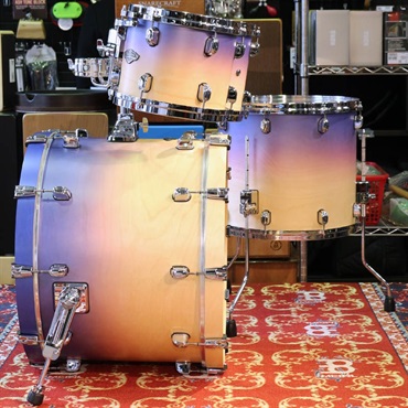 TAMA Starclassic Walnut/Birch 4pc Drum Kit - Satin Purple Atmosphere Fade [WBS42S-SAF]【お取り寄せ商品】 画像3