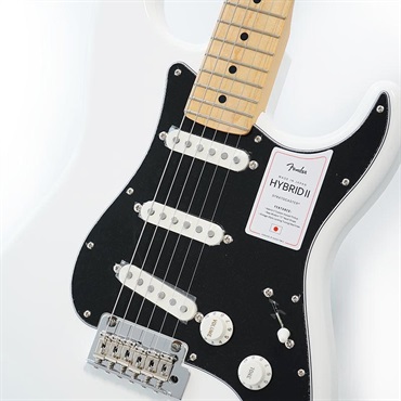 Fender Made in Japan Hybrid II Stratocaster (Arctic White/Maple) 画像3